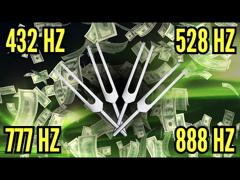 Inviting Prosperity! 💰 432 Hz + 528 Hz + 777 Hz + 888 Hz Tuning Forks for Luck & Wealth (Gamma)
