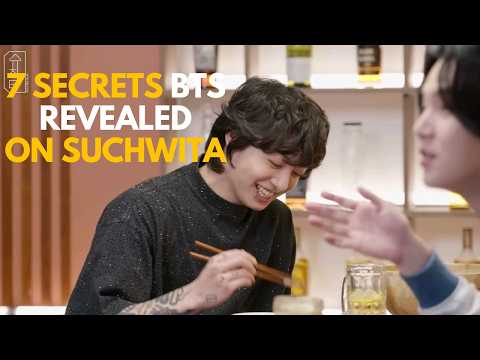 7 secrets BTS revealed only on SUGA's SUCHWITA