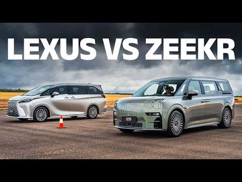 LUXURY VAN DRAG RACE: Zeekr 009 vs Lexus LM: China vs Japan!!