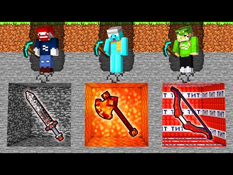 WER FINDET DIE BESTE WAFFE in MINECRAFT?