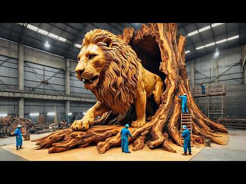 Incredible Woodworking Techniques and Wood Carving Machines