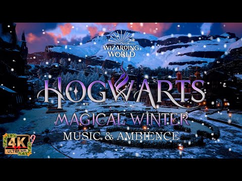 ✨ A Magical Winter Day at Hogwarts | Harry Potter Music & Ambience 4k