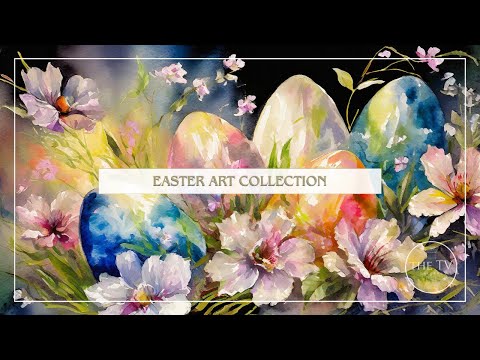 Easter Art Collection | 4K TV Frame Art Screensaver | Easter Painting Inspired Art | 6 Scenes