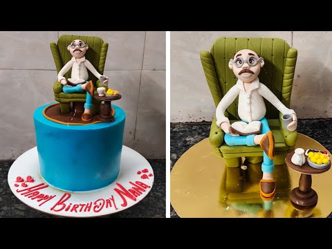 Ye Wala Cake Ka Design Kaisa Laga Comment Mai Bataiye|Birthday Cake For 60Years Pluse