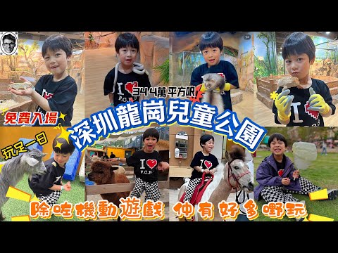 深圳親子好去處｜羅湖口岸30分鐘到👀 344萬平方呎 深圳龍崗兒童公園 😱 好玩勁大｜深圳好去處｜Playroom playhouse｜海盜船 摩天輪 過山車