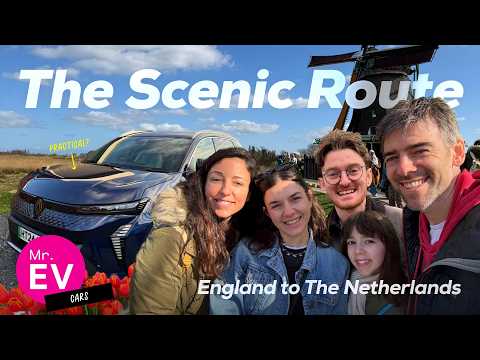 Our Dutch road trip in a Renault Scenic packed with people: Windmills, tulips & EV reality check