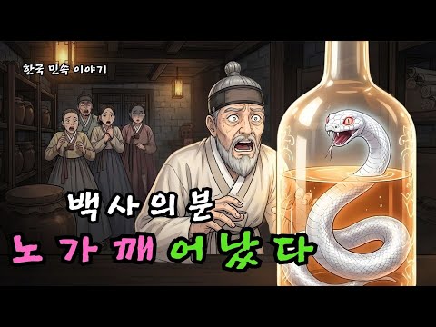 백사를 잡아 술을 담근 부자, 술병을 여는 순간 살아있는 뱀과 눈이 마주친 가족들의 최후 | 야담 | 민담  |  조선시대