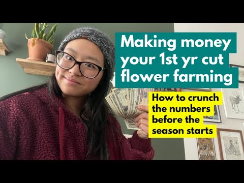 Making money (profit) your 1st year cut flower farming: How to crunch the #'s b4 the season starts