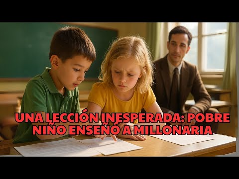 La hija de un multimillonario fallaba siempre, hasta que un niño pobre le enseñó desde cero.