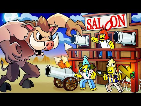 SURVIVING 99 NIGHTS in the WILD WEST! (Cartoon Animation)