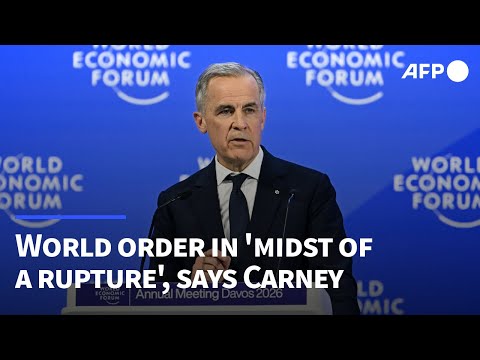 IN FULL: Canadian PM Carney delivers speech at Davos | AFP