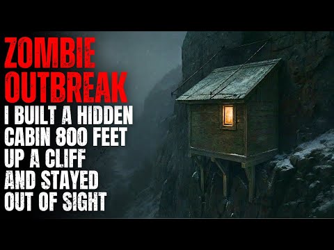 ZOMBIE OUTBREAK: I Built a Hidden Cabin 800 Feet Up a Cliff and Stayed Out of Sight | Creepypasta