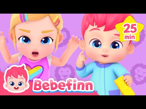 🦁 Guess The Animals And More Songs | Bebefinn Sing Along2 Compilation | Nursery Rhymes&Kids Songs