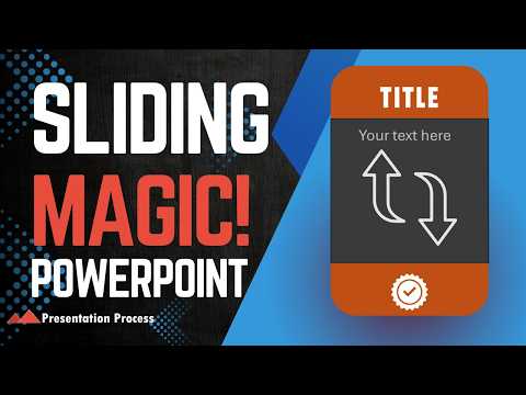 PowerPoint Infographic With Stunning Sliding Animation Effect