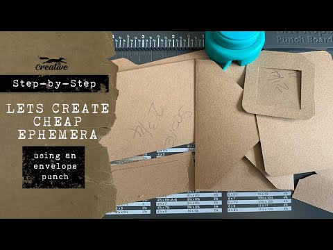 Step-by-Step: Making Cheap & Easy Ephemera (Envelope Punch Board Tutorial)