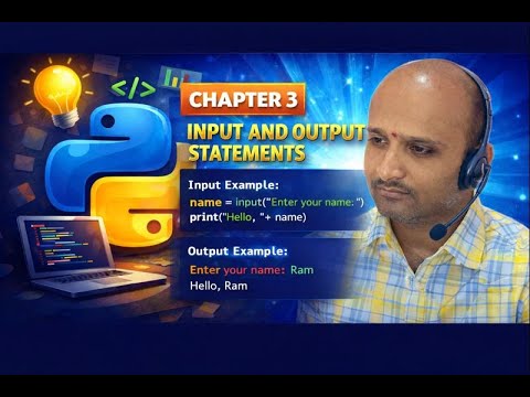 Python Input & Output Statements