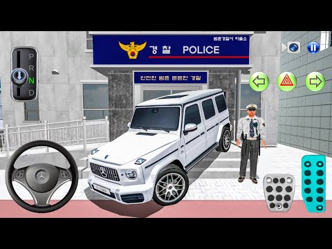 Police Officer New Mercedes G63 SUV car Offroad Test Drive - 3D Driving Class 2024 - Android Game