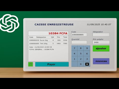 Create a cash register with Excel and ChatGPT (Complete tutorial)
