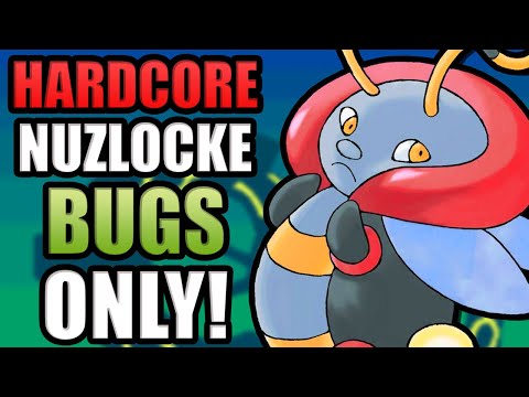Pokémon Emerald Hardcore Nuzlocke - Bug Types Only! (No items, no overleveling)