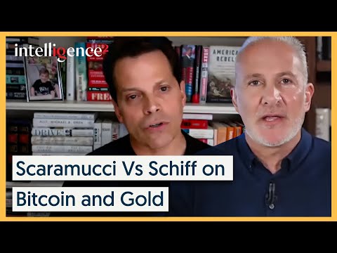 Scaramucci Vs Schiff on Bitcoin and Gold [2021] | Intelligence Squared