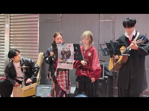 我看見今晚的月色很美 你呢 / 妥協 / 雨愛 (Cover) @旺角銀行中心2Busking 2025.12.14