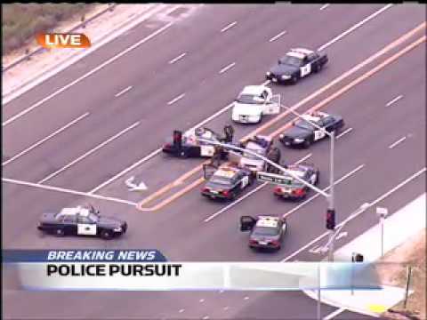 Orange County Police Pursuit Ends in Arrest | Los Angeles Car Chases