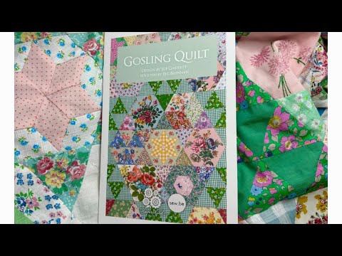 Part 2 The Goslings quilt #sewbecurated let’s get started.#handstitchedquilt #slowstitching