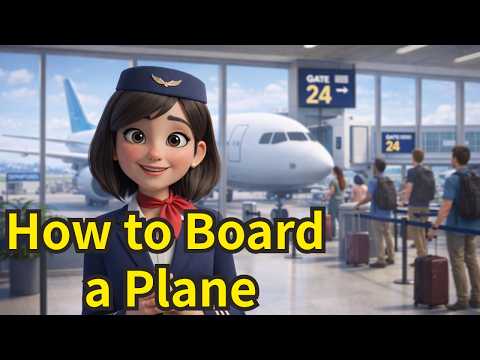 Airport English - Slow and Easy English For Beginners