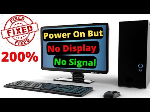 ⚡(Fixed)⚡CPU On But No Display On Monitor⚡Computer On But No Display On Monitor⚡No Signal Problem