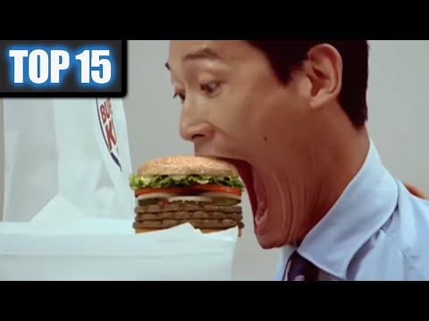 15 Craziest BURGER Commercials of all time | Funny Burger Ads that will make you laugh