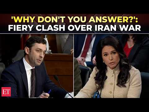 ‘Listen to me first!’: Gabbard vs Ossoff erupts in heated Iran war clash at Senate hearing