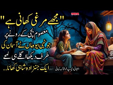 Jinn Ka Shahi Dastarkhwan | Bhooki Bachiyan Aur Aasman Se Aayi Madad | Emotional Horror Kahani
