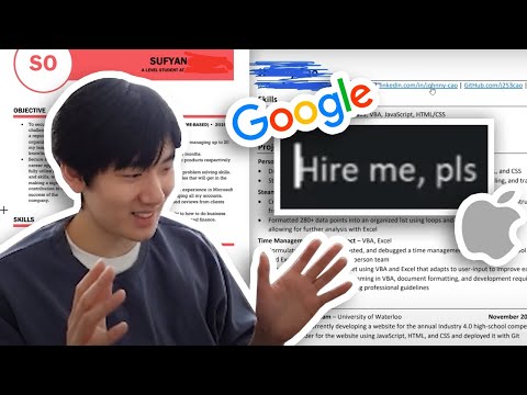 I roast my viewer's resumes (software engineers)