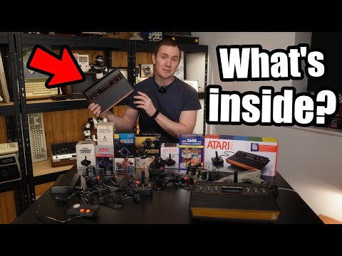 Atari 2600+ Teardown: Console, Joysticks & Paddles - Old vs. New
