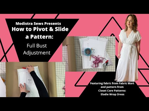 How to do a Pivot and Slide Full Bust Adjustment