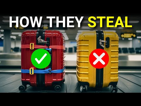 12 LUGGAGE HACKS Airlines HATE (Never lose your bag again)