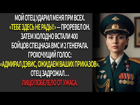 Отец унизил меня при всех — и тогда 400 бойцов спецназа и два генерала поднялись на ноги ради меня