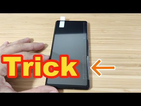 Instructions: How to properly apply tempered glass (screen protector) to your smartphone