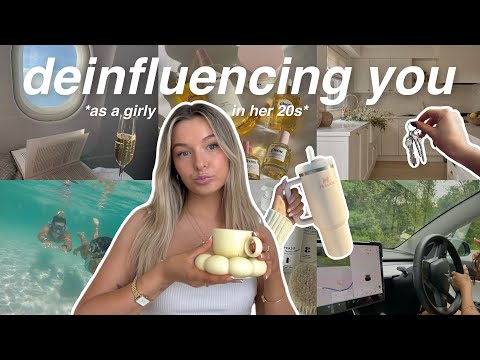 deinfluencing you as a girly in her 20s *normalising a 'boring' life & routine*