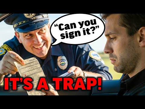 What To Do If Police Try To Force You To Sign a Ticket You Disagree With! (Lawyer Explains)