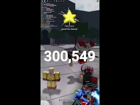 Hitting 300K SUBSCRIBERS (Strongest Battlegrounds) [LIVE] #shorts