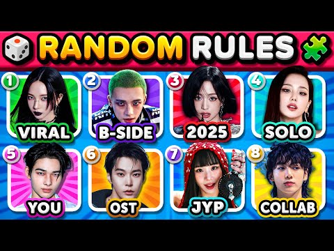 SAVE ONE SONG: RANDOM Rules, 8 SONGS, Save your Favorite Tracks! | KPOP QUIZ 2025 🔥