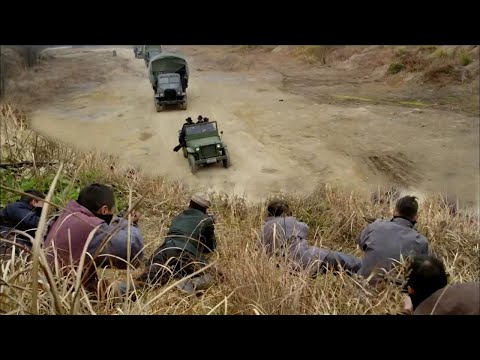 Anti-Japanese Movie! 8th Route Army Ambushes Japanese Transport, Instantly Wipes Them Out.