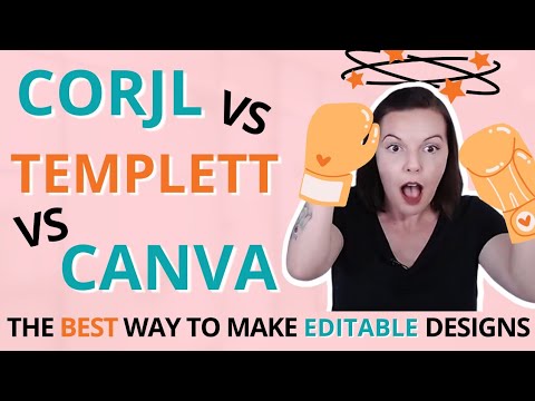 Make The ULTIMATE Editable Digital Products on Etsy! 🤫 [Corjl, Templett & Canva Review]