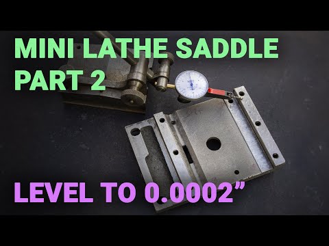 Fixing the Mini Lathe Saddle - Still Hand Scraping - Part 2