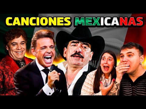 🇪🇸 ESPAÑOLES REACCIONAN a CANCIONES MEXICANAS 🇲🇽 MÁS ESCUCHADAS EN EL MUNDO 😱 **épico**