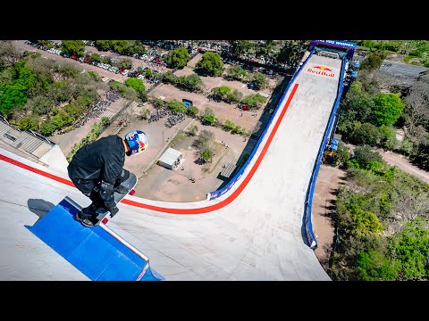 Biggest Skate Ramp EVER (world record)