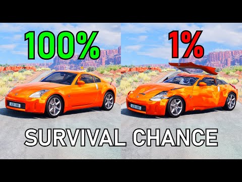 Realistic Survival Chance Crashes #41 | BeamNG.drive