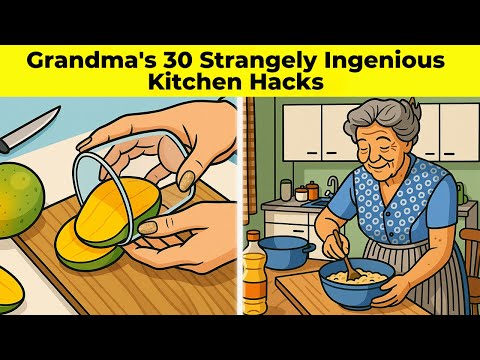 Grandma's 30 Strangely Ingenious Kitchen Hacks You Wish You'd Known Sooner!