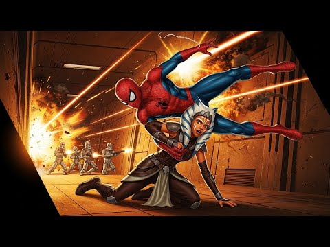 What If Spider-Man Rescued Ashoka From the Siege of Mandalore 